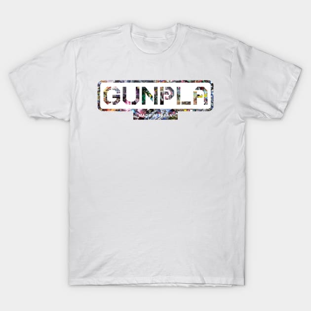 Gunpla White T-Shirt by Pakyu Pashion